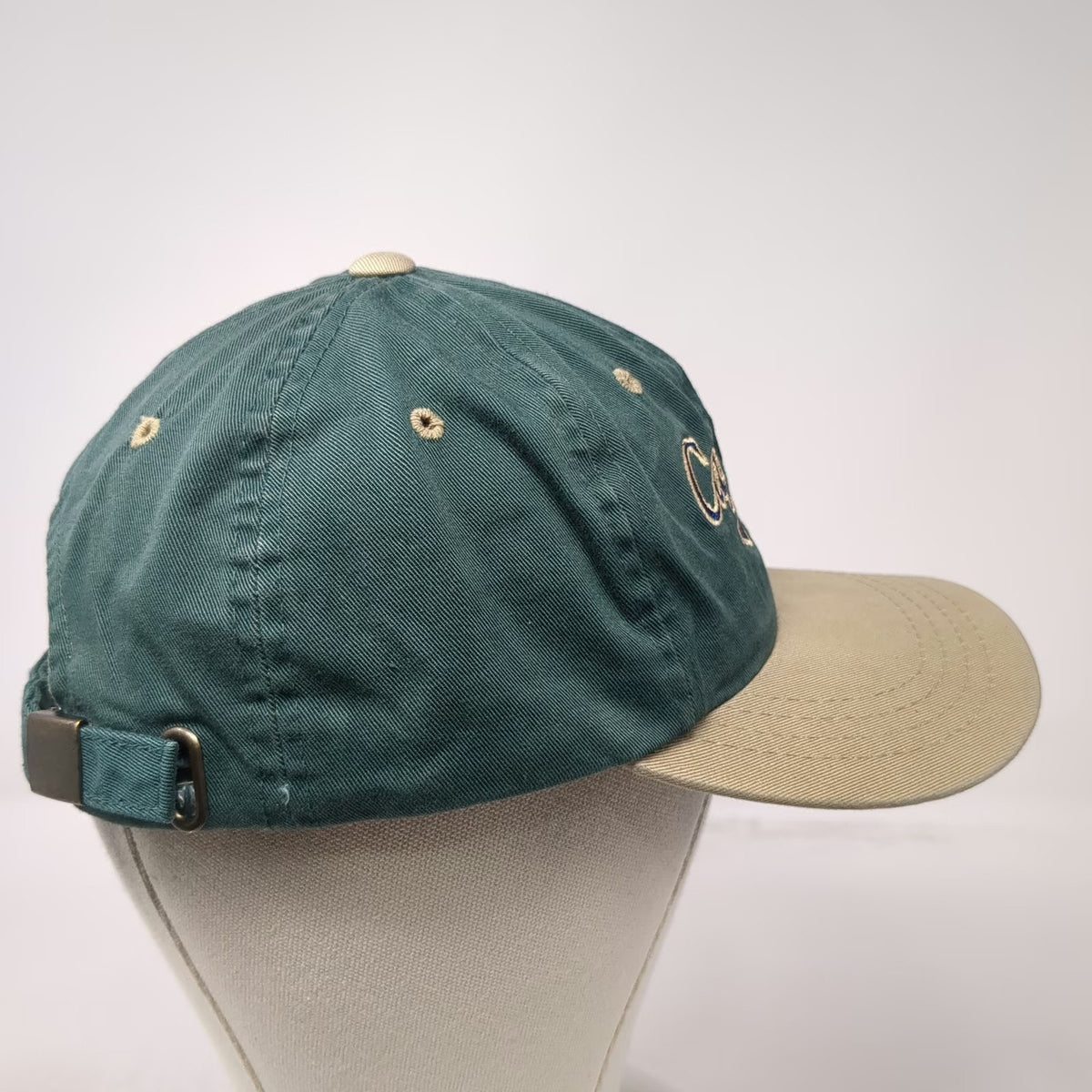 Outdoor Cap Cape Cod Baseball Cap Green Beige One Size Slideback Embroidery Hat