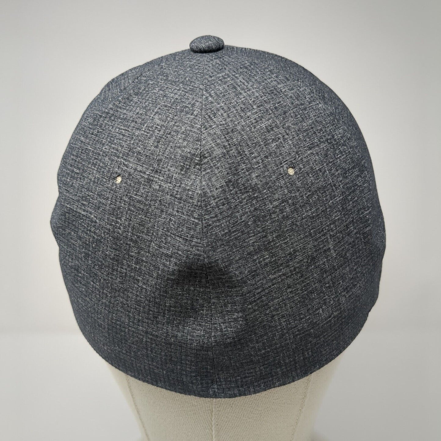Flexfit Delta Fitted Hat Gray L/XL Lightweight Embroidered 6 Panel Polyester