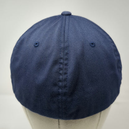 Port Authority Baseball Cap Blue XL Flexfit FA Engineering Logo Stretch Hat