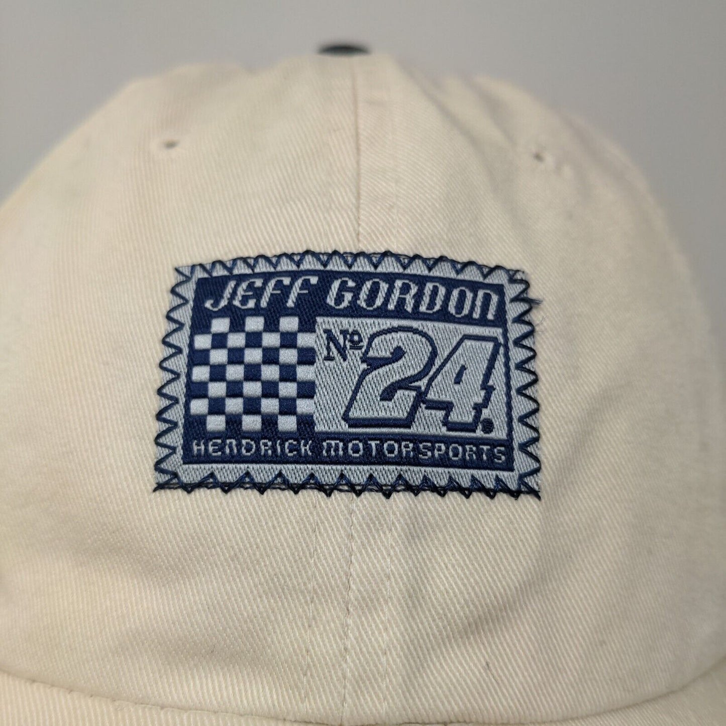 Chase Authentics Men's Slideback Hat Cream Size OSFA Embroidered #24 Jeff Gordon