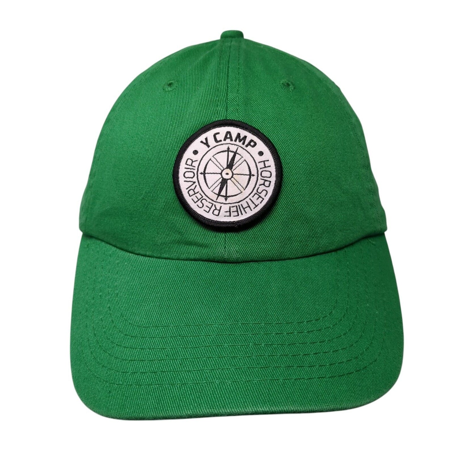 Y Camp Horsethief Reservoir Slideback Hat Green One Size Adjustable