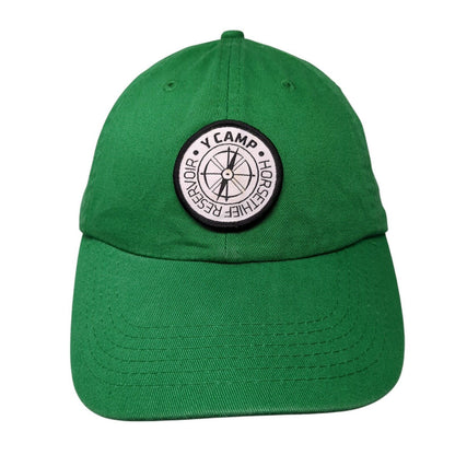 Y Camp Horsethief Reservoir Slideback Hat Green One Size Adjustable