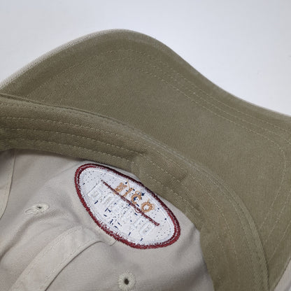 Puerto Rico Slideback Hat Beige One Size Adjustable Embroidered Ahead
