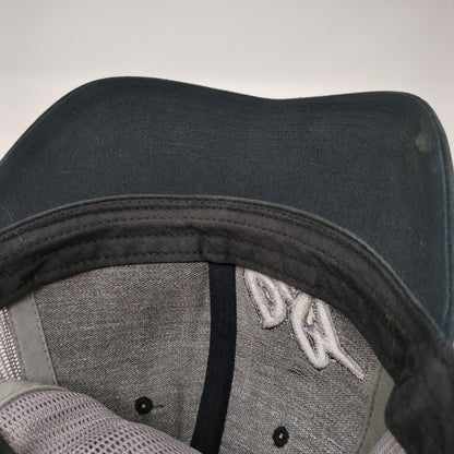 OST Snapback 112 Trucker Hat Black One Size Adjustable Mesh Back Richardson