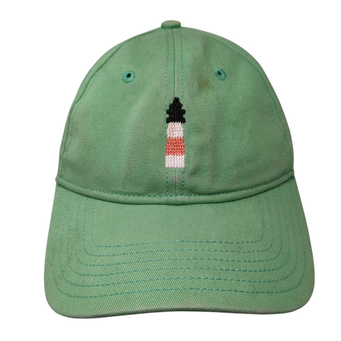 Lighthouse Slideback Hat Green One Size Adjustable Solid Harding Lane