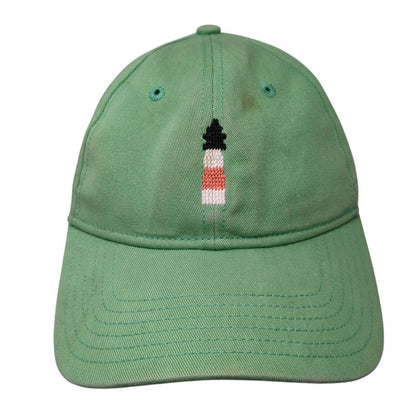 Lighthouse Slideback Hat Green One Size Adjustable Solid Harding Lane