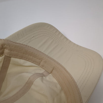Unbranded Strapback Hat Ponytail Tan One Size Solid Adjustable Blank