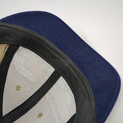 American Needle Snapback Hat Beige Blue Military C-17 Aircraft Flag USA Vintage