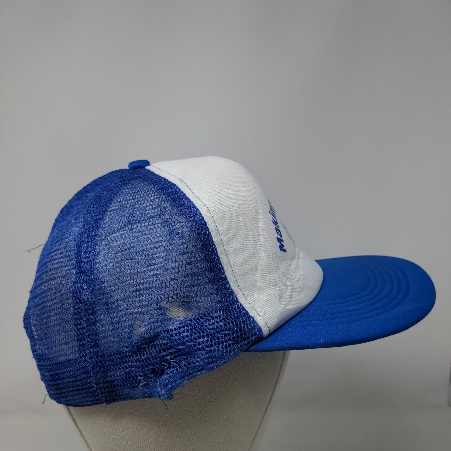 Spinx Making Life Easier Snapback Mesh Back Trucker Hat Blue OSFM Hit