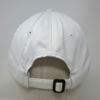 Peloton Baseball Cap White One Size Adjustable Slideback Logo Polyester Hat