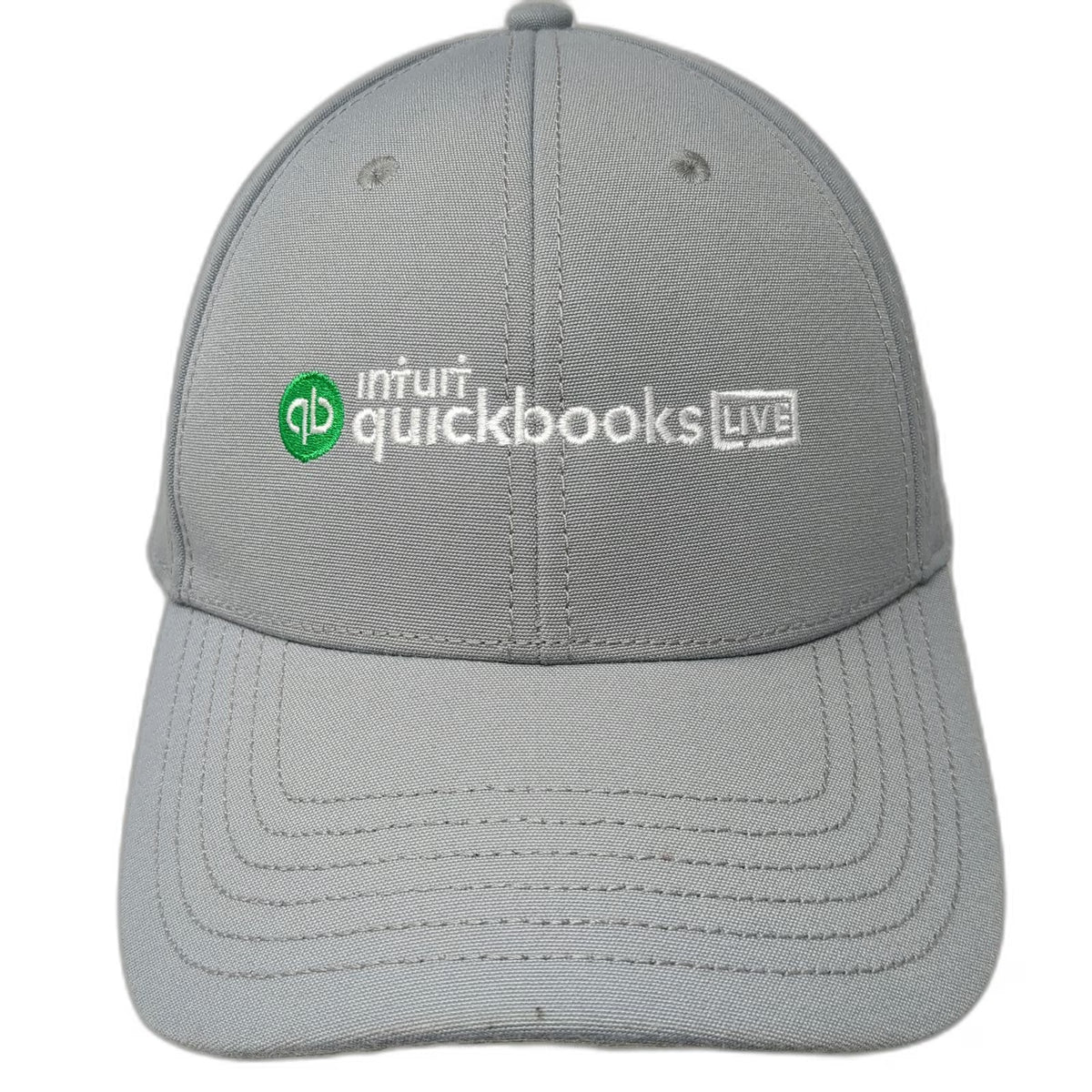 The North Face Baseball Cap Gray One Size Intuit Quickbooks Live Logo Hat Buckle
