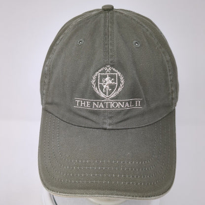 The National II The Deuce Slideback Hat Green OS Adjustable American Dry Goods