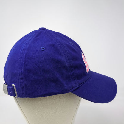 Gap Baseball Cap Blue M Cotton Slideback Pink White Embroidered Logo 6 Panel Hat