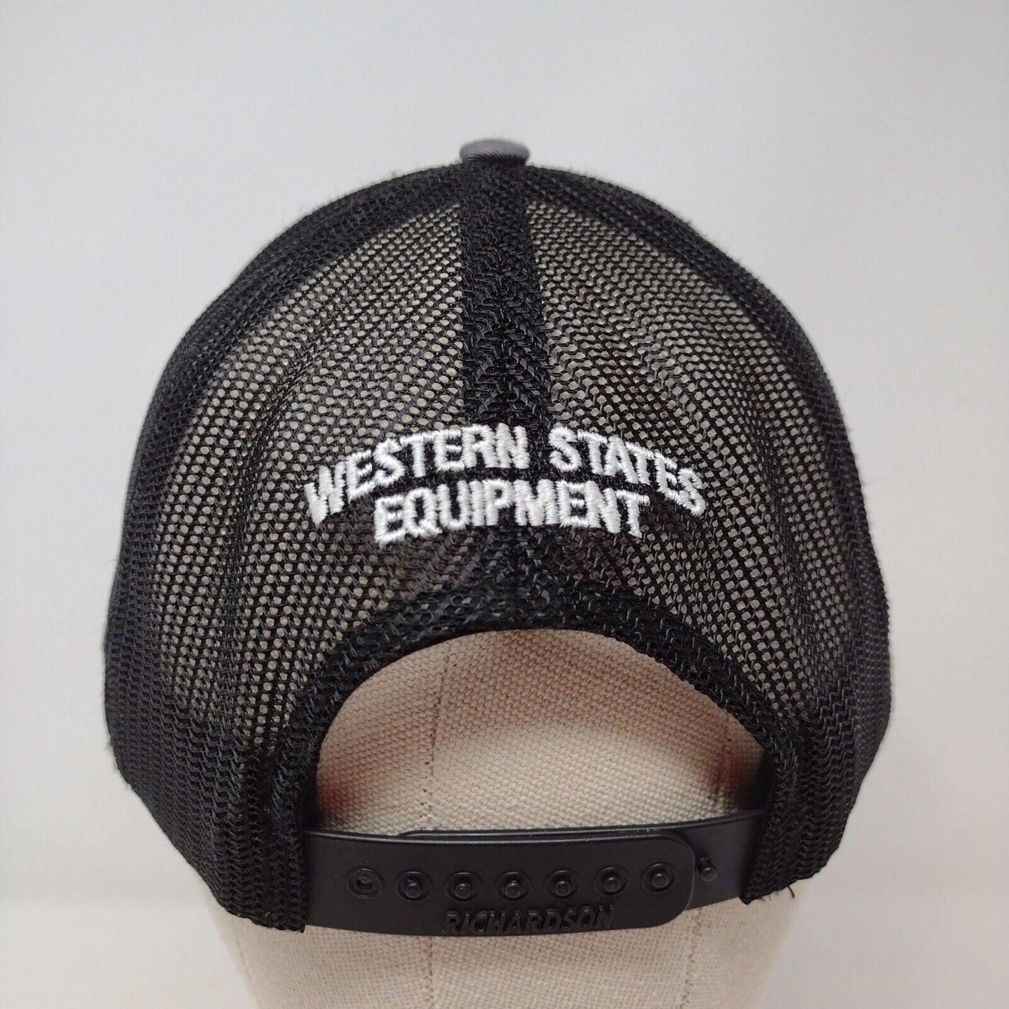 CAT Patch Snapback Trucker Hat Gray OSFA Western States Equipment