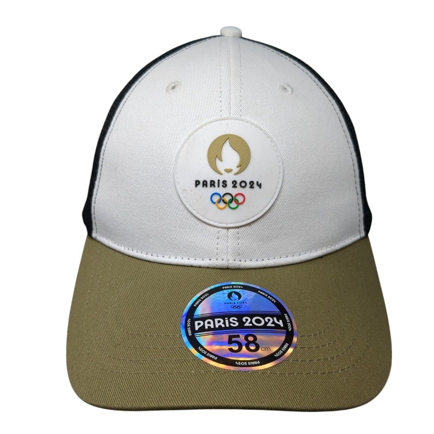 Paris 2024 Olympics Snapback Trucker Hat Multi 58cm Mesh Back W/Tags