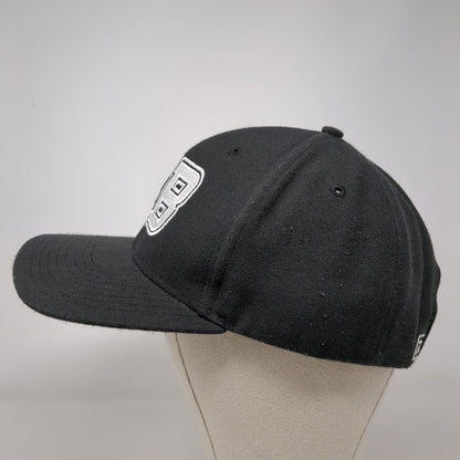 SB Strapback Hat Black Medium-Large Adjustable Embroidered Richardson