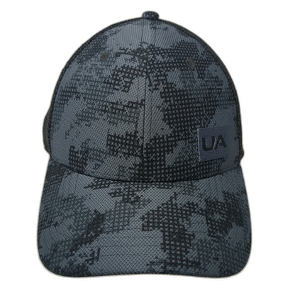 Under Armour Trucker Hat Gray One Size Digital Camo Mesh Back Snapback Logo