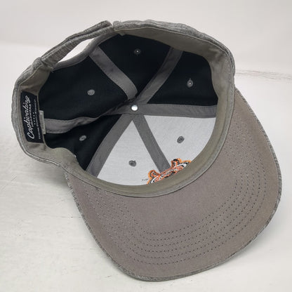 Idaho State Bengals NCAA Captivating Headwear Strapback Gray Orange OSFM Hat