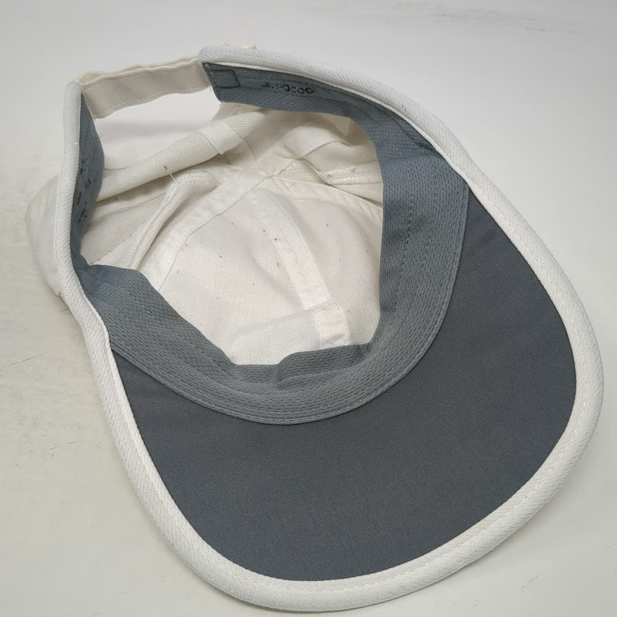 Adidas Baseball Cap White One Size Adizero Mesh Vented Strapback Running Hat