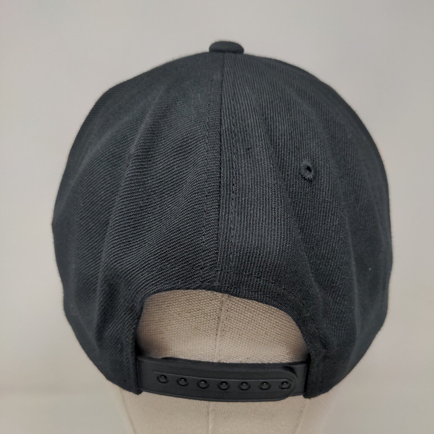 Suforia Snapback Hat Black One Size Embroidered 6 Panel Yupoong