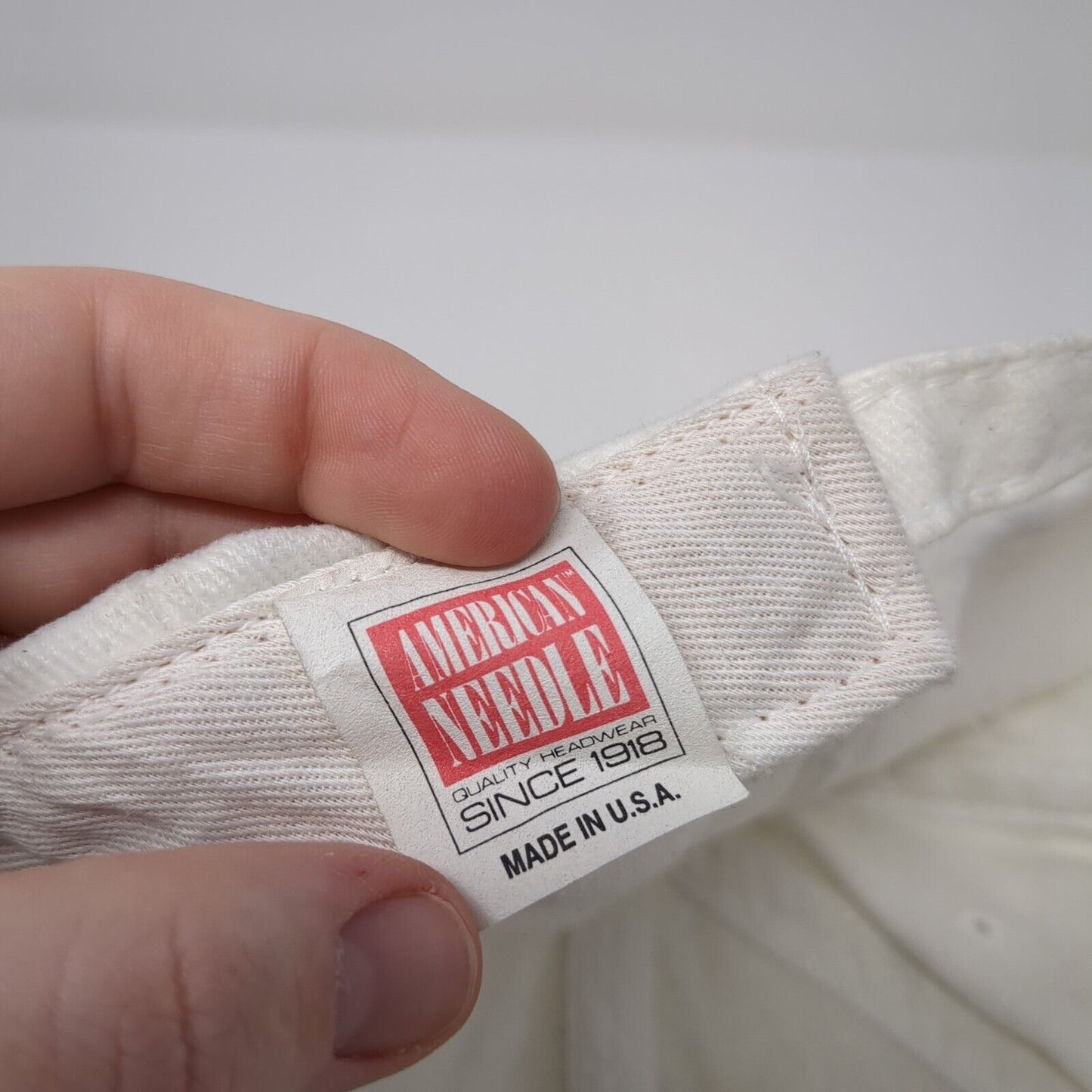 Enjoy Coca-Cola Slideback Hat White OS Adjustable Embroidered American Needle