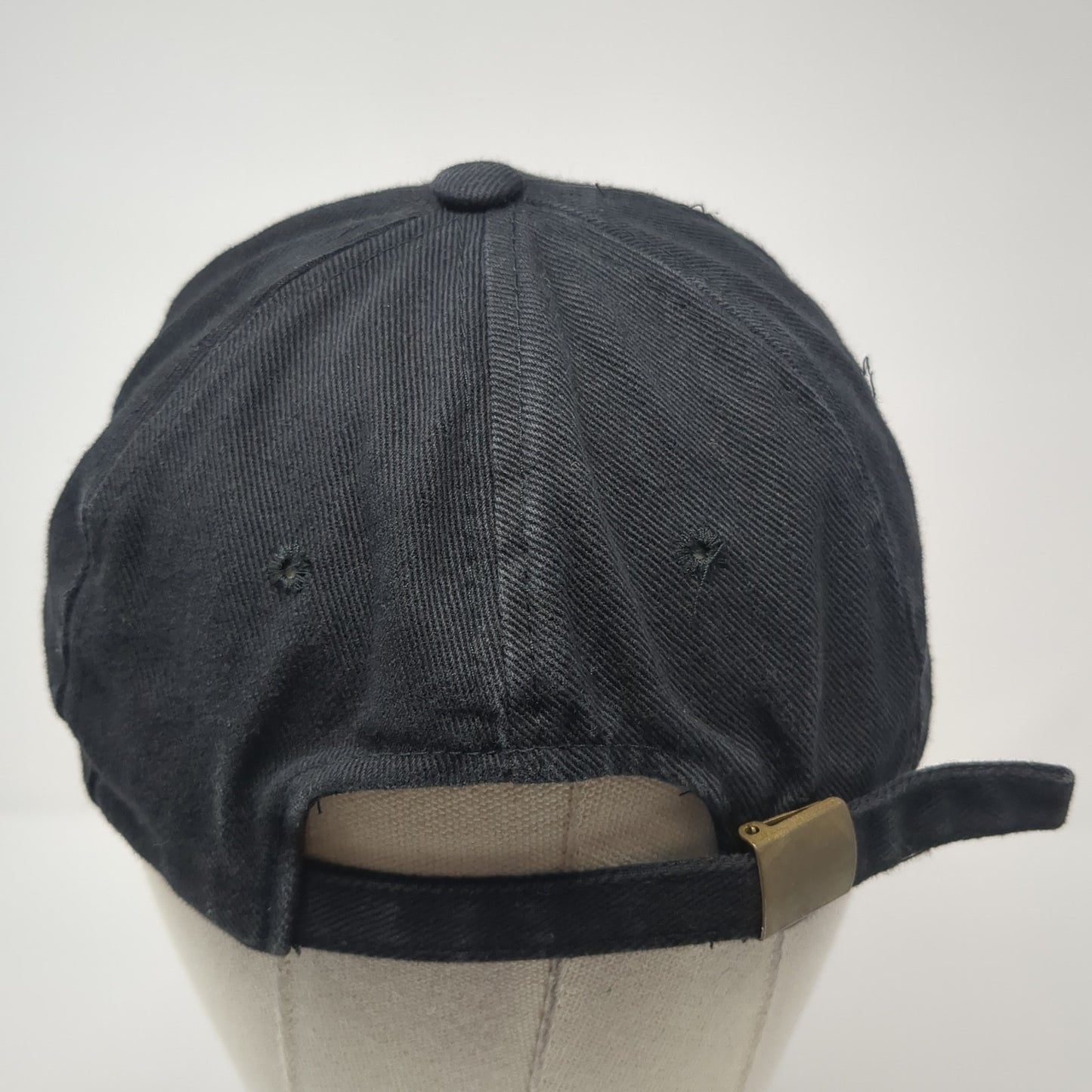Merona Slideback Hat Black One Size Adjustable Solid 6 Panel Blank