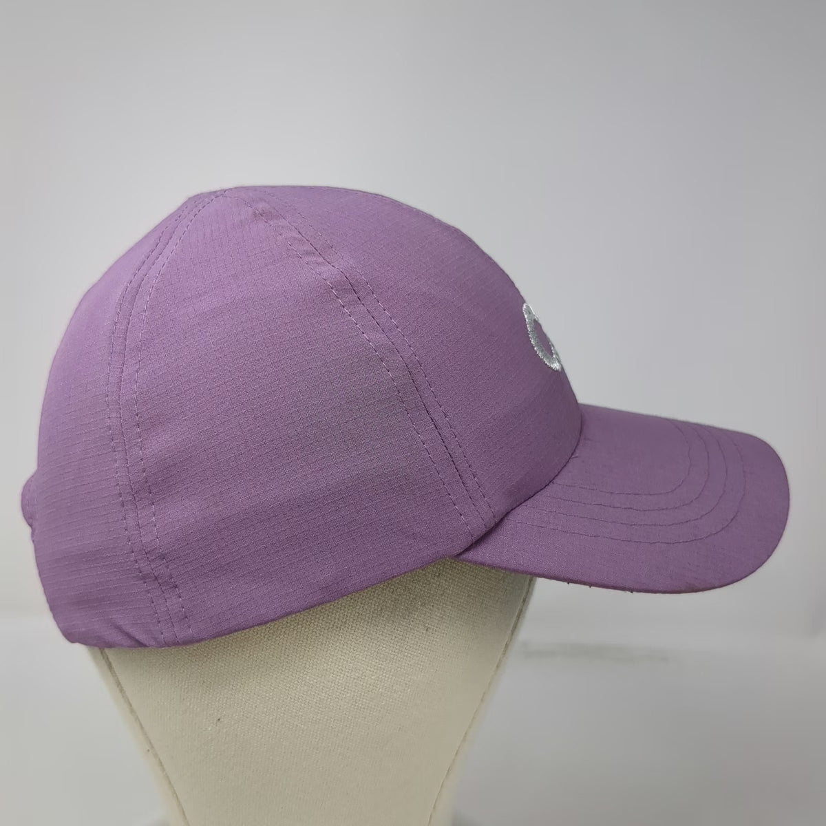 Dover Saddlery Purple Baseball Cap One Size Embroidered Infinity Strapback Hat
