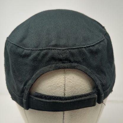 District Black Army Cap One Size YMCA Horsethief Reservoir Adjustable Cotton Hat