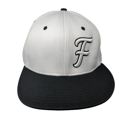 Letter F Established 2007 Fitted Hat White L-XL Richardson Dryve 6 Panel