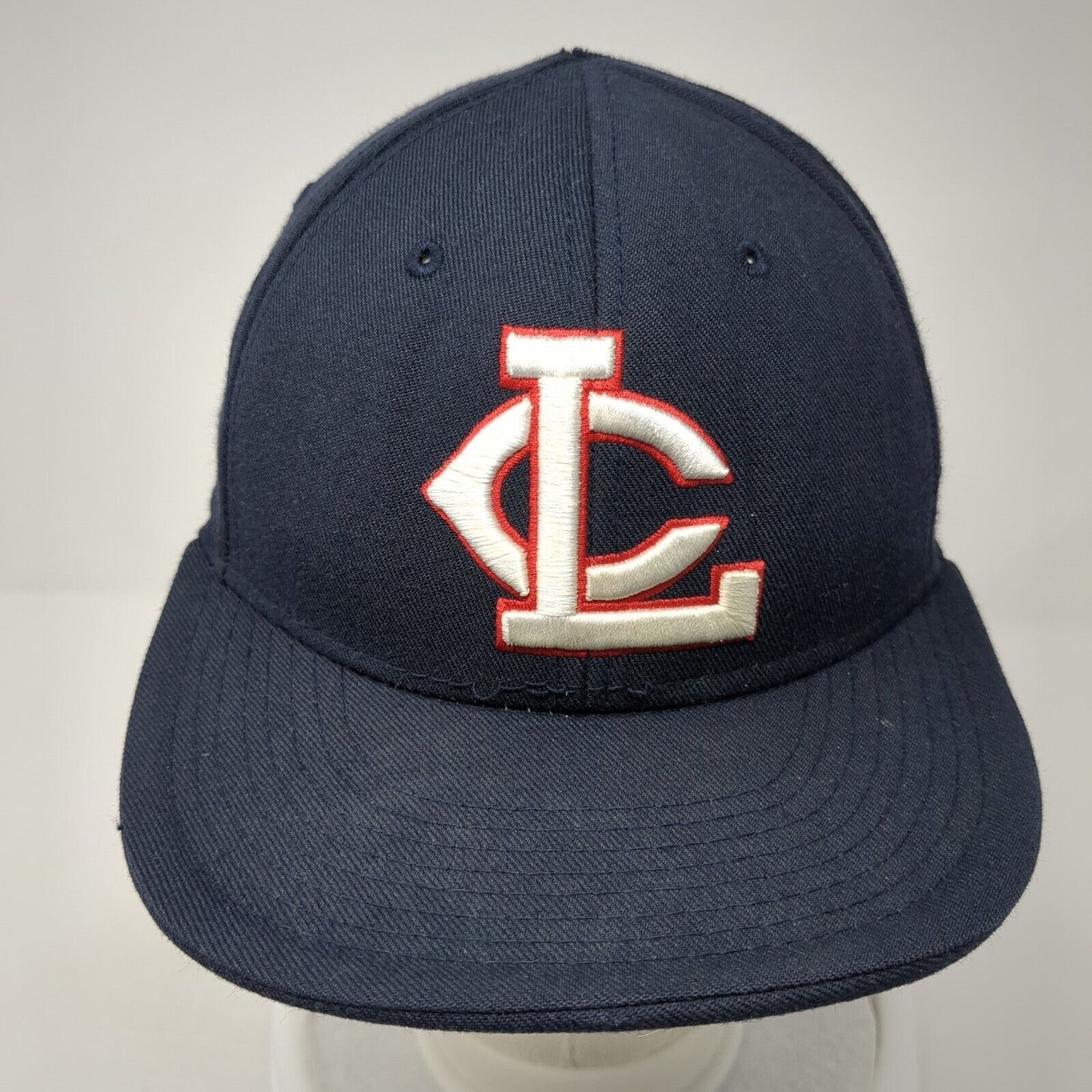The Game Pro Fitted Hat Blue 7 Embroidered Logo PTX Outdoor 6 Panel