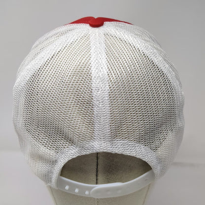 Makita Trucker Hat Red White Power Tools Mesh Back Snapback Rope Vintage