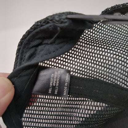 Letter C Snapback Mesh Back Trucker Hat Orange One Size Embroidered