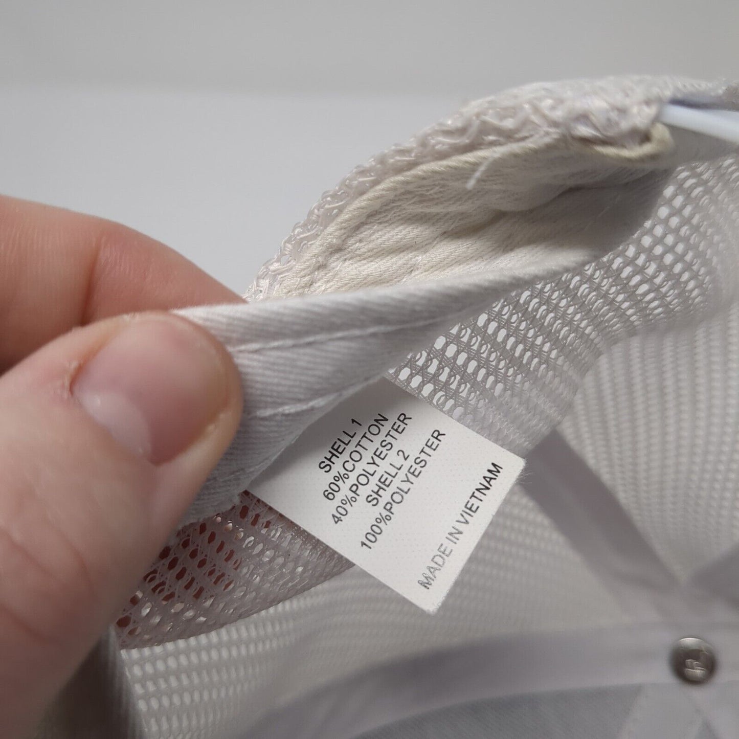 CED Snapback Trucker Hat Gray OS Adjustable Embroidered Mesh Back Richardson