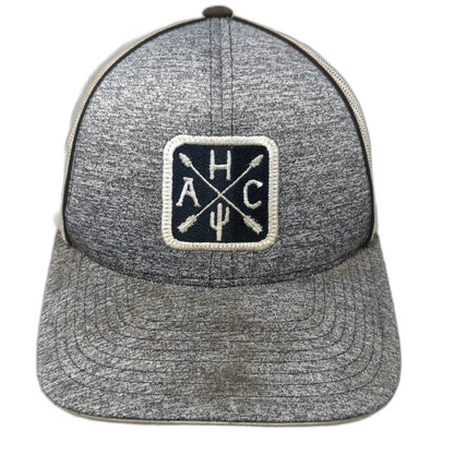 Pacific Headwear Trucker Hat Gray One Size Cactus Arrows Patch Mesh Back Hat