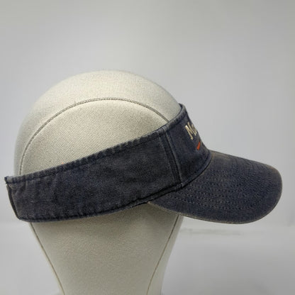 Headmost Visor Blue One Size McCall ID Idaho Embroidered Cotton Strapback Hat