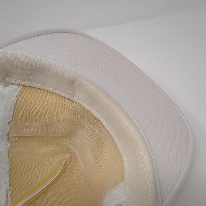 Vintage Queen Mary Cruise Ship Snapback Mesh Back Trucker Hat White OSFA