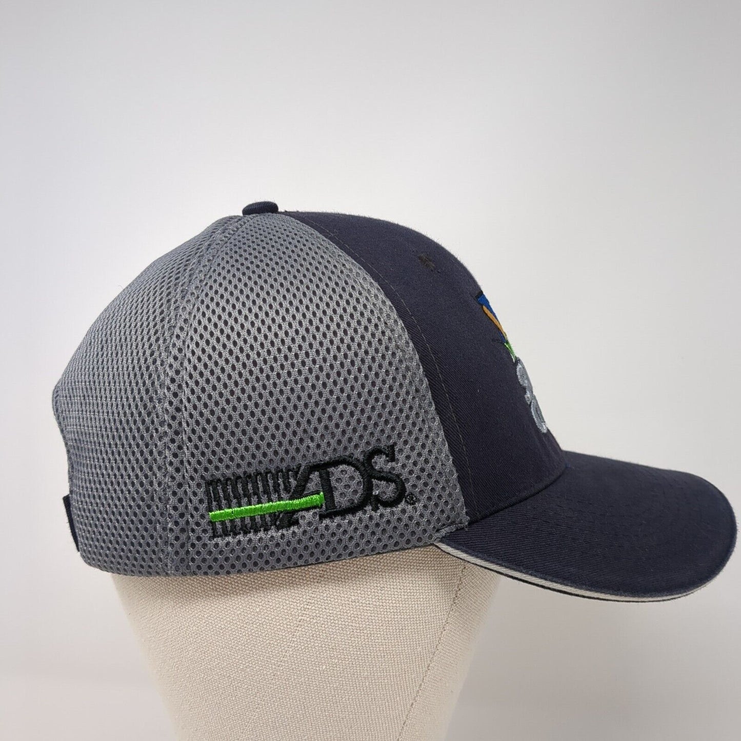 Silver Creek Strapback Mesh Back Hat Blue One Size Embroidered 6 Panel