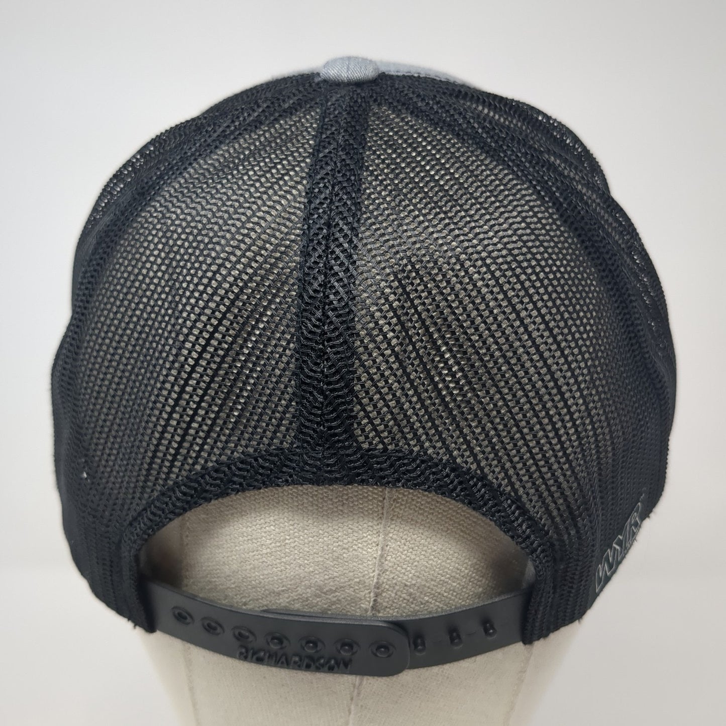 Idaho Roots Snapback Mesh Back Trucker Hat Gray One Size Colorblock