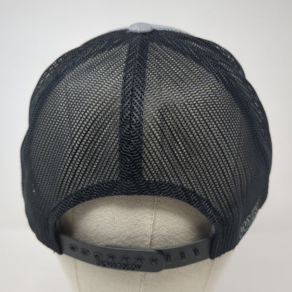 Idaho Roots Snapback Mesh Back Trucker Hat Gray One Size Colorblock