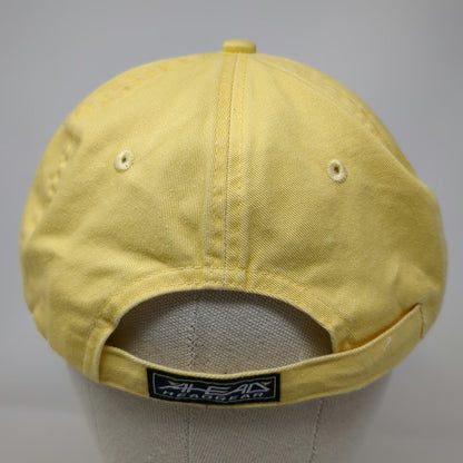 Ahead Boston 1630 Baseball Cap Yellow One Size Strapback Cotton Embroidered Hat