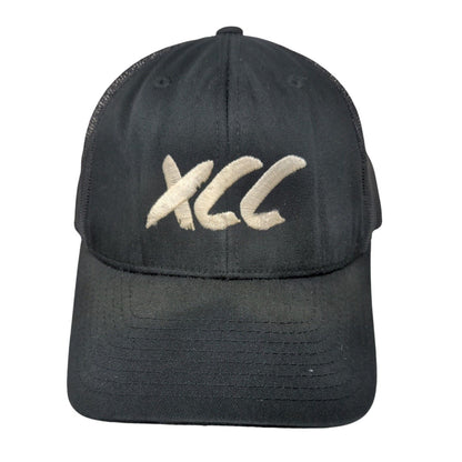 XCC Xuitcasecity Snapback Mesh Back Trucker Hat Black One Size Yupoong