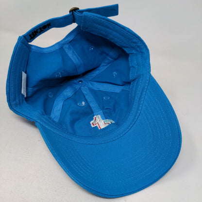 TikTok Slideback Hat Blue One Size Embroidered Logo Adjustable 6 Panel