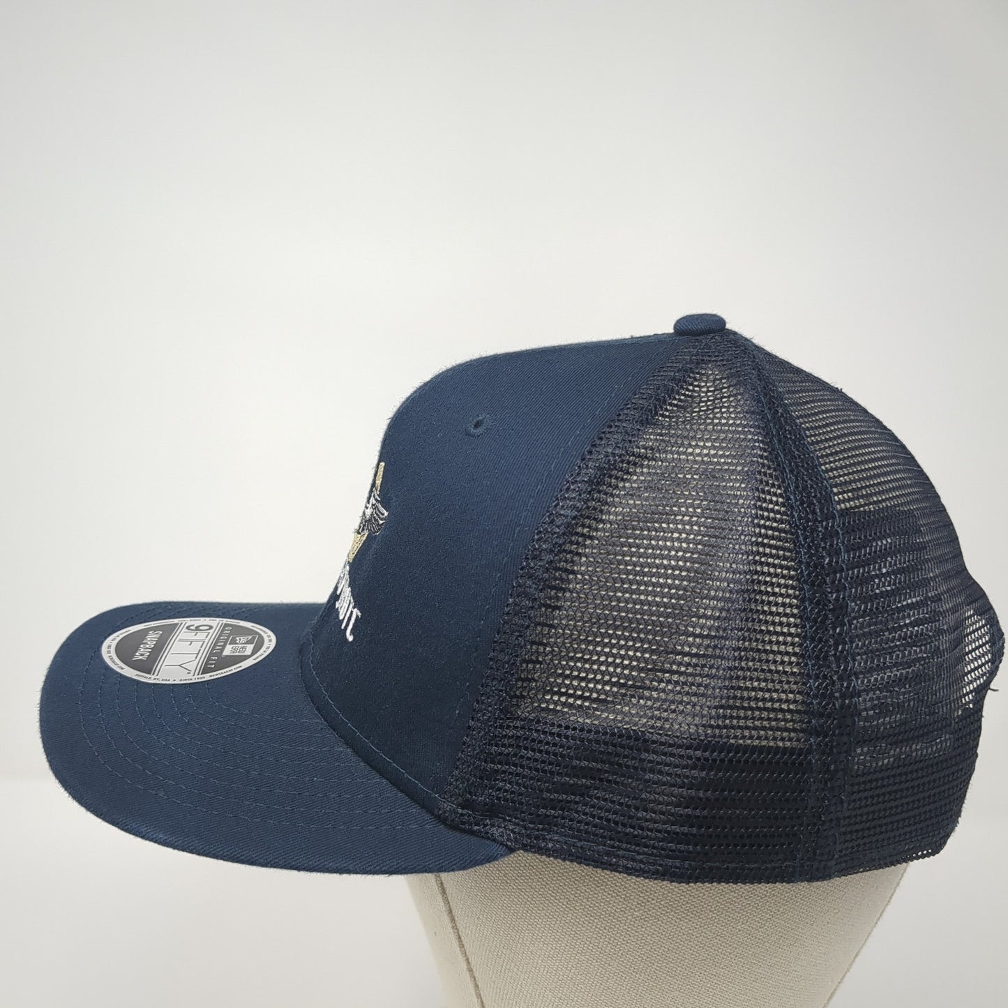 VMHS AFJROTC Snapback Trucker Hat Blue One Size Mesh Back New Era