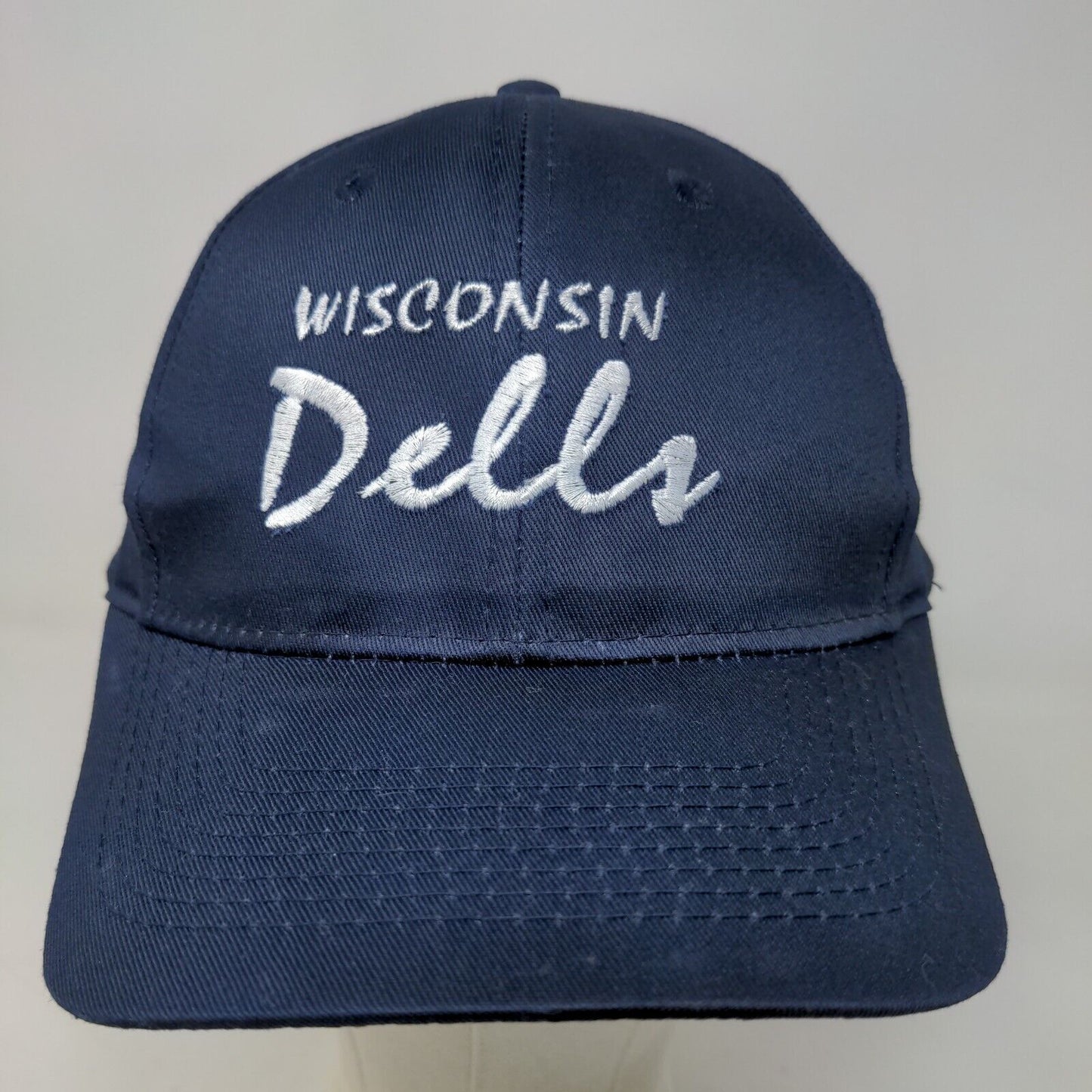 OC Sports Boy's Strapback Hat Blue Embroidered Wisconsin Dells Logo