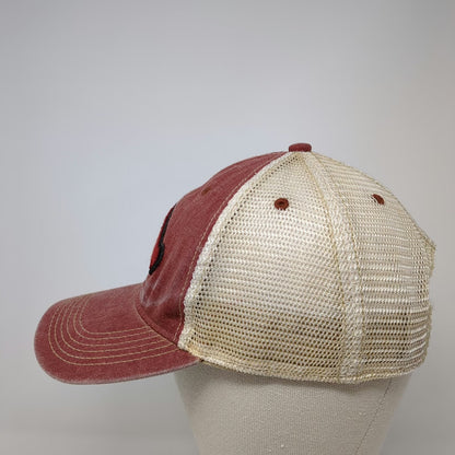 Arkansas Razorbacks NCAA Legacy Trucker Hat Red One Size Mesh Back Snapback Hogs
