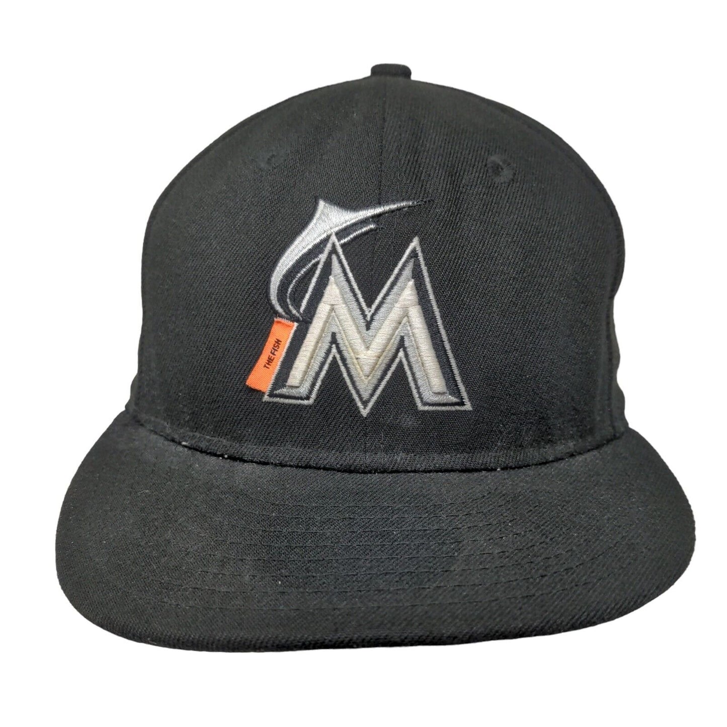 Miami Marlins Snapback Hat Black OSFM Embroidered Logo New Era 9Fifty MLB