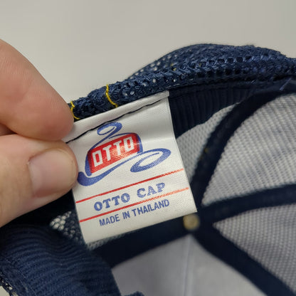 Otto Trucker Hat Blue One Size Simplot Soilbuilders Caldwell Idaho Denim Mesh