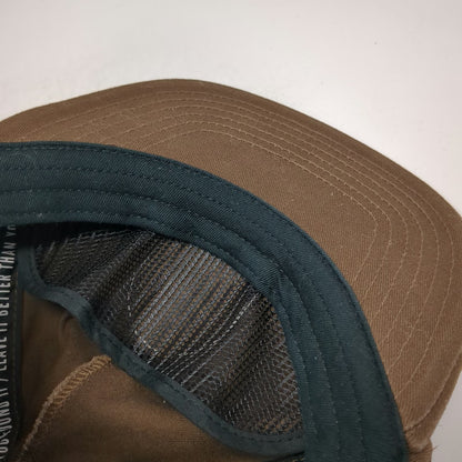 Parks Project 5 Panel Brown One Size Hat Leave It Better Sun Patch Slideback