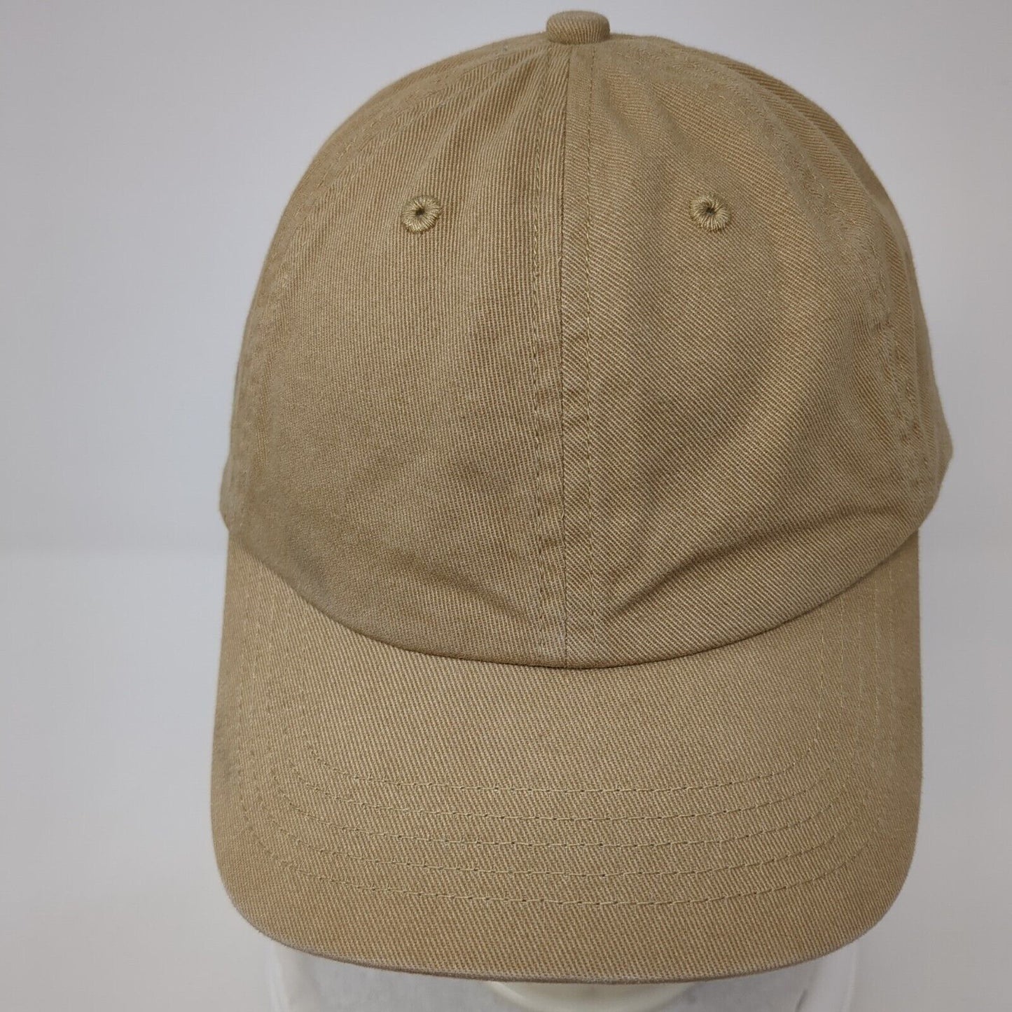 Divided by H&M Slideback Hat Tan One Size Adjustable Vented Holes 6 Panel Blank