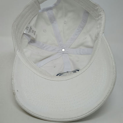 Life is Good Baseball Cap White One Size Slideback Cotton Graphic Patch Hat